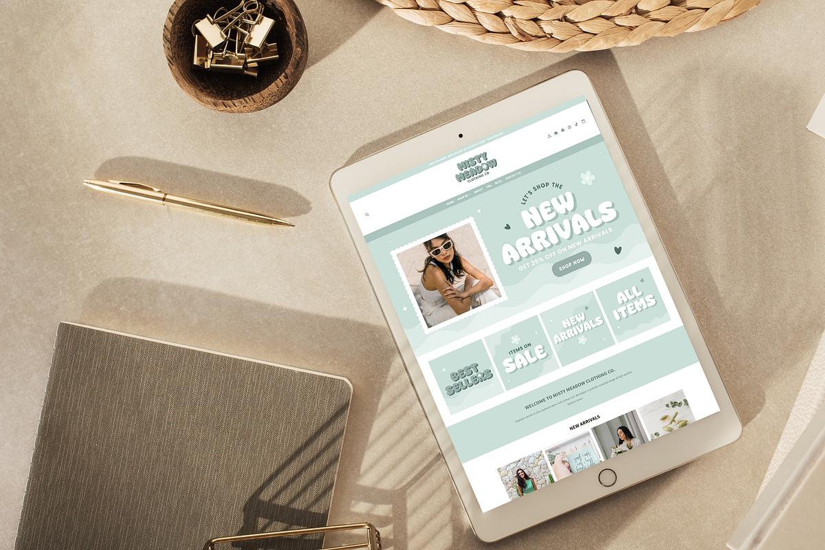 Pastel Shopify Store Template, a Shopify Template by AdvertFox (Photo 8 of 10)