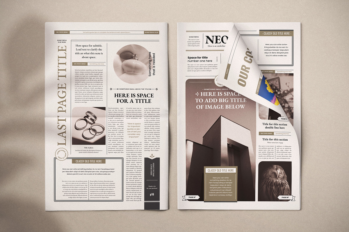 The NeoSpaper Indesign Template, a Print Template by Luuqas Design (Photo 9 of 10)