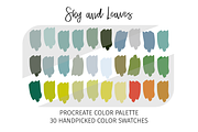 Procreate Trendy Color Palettes, a Palette Add-On by STUDIO 17 (Thumbnail 2 of 10)
