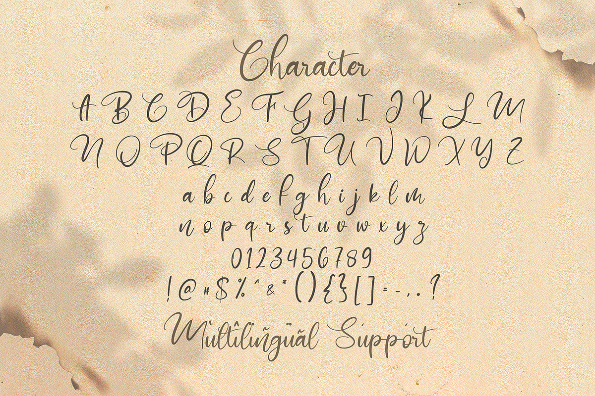 Mathulesy - Handwritten Font, a Script Font by StringLabs (Photo 6 of 7)