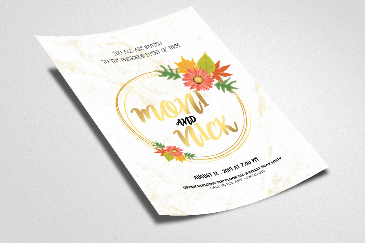 Wedding Invite Templates, a Flyer Template by Psd Templates (Photo 2 of 2)