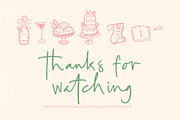 Aprils Pudding Sweet Handwritten, a Script Font by stylishtype.co (Thumbnail 20 of 20)