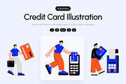 Credit Card Illustration Art Set, a Finance Illustration by Creative Stall (Thumbnail 1 of 9)