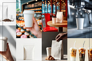 Coffee Pouch Packaging Mockup Set, a Cups & Container Mockup by Mego-studio (Thumbnail 7 of 10)
