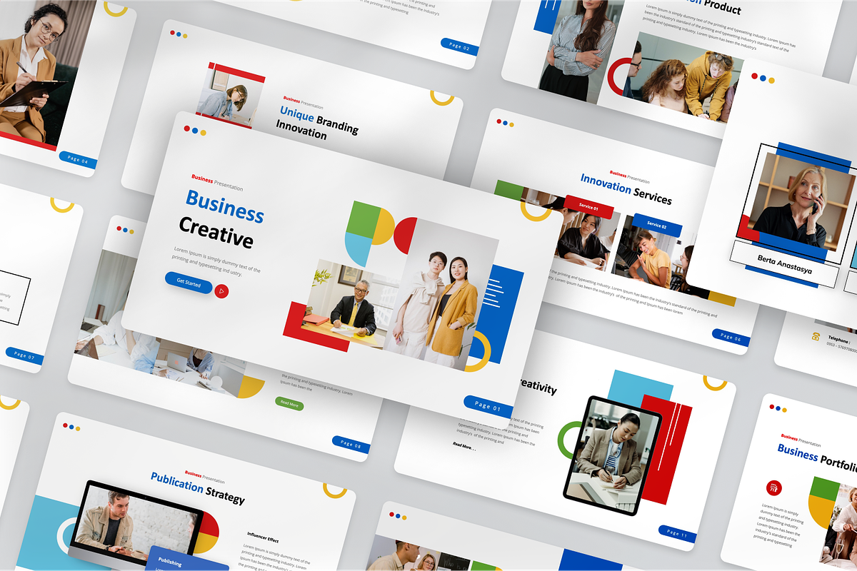 Business Creative Keynote Template, a Presentation Template by SquidPixey (Photo 7 of 7)