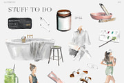 Aesthetic Self-Care collection, a Healthcare Illustration by Purple (Thumbnail 4 of 16)