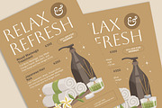 Wellness Spa Treatment Flyer, a Flyer Template by Gumico Studio. (Thumbnail 3 of 3)