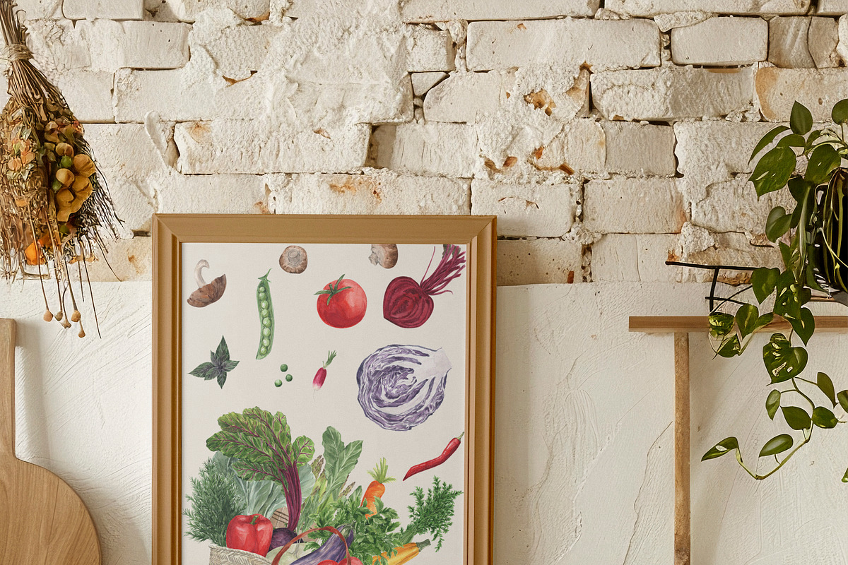 Farmers' Market Watercolor, a Food Illustration by LiChu Art (Photo 4 of 12)