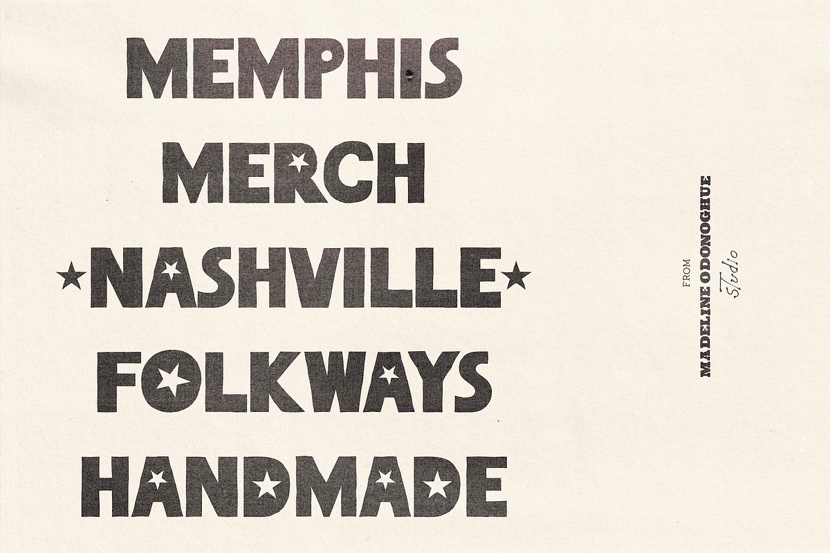 Parade Hand Crafted Font, a Handwritten Font by Madeline ODonoghue Design (Photo 5 of 5)
