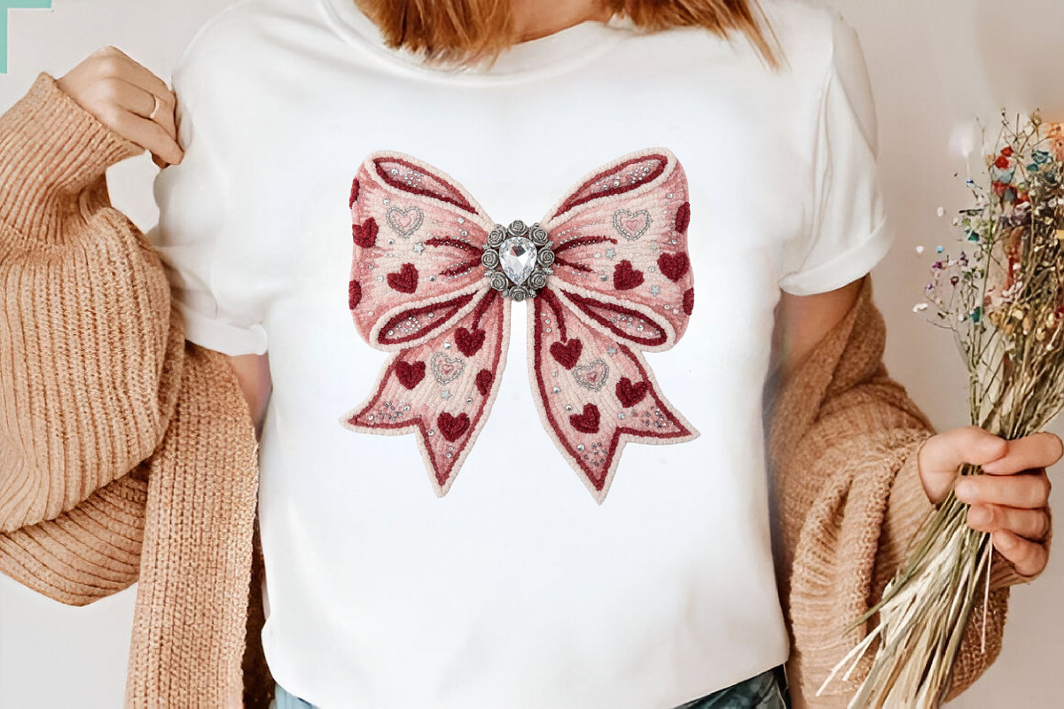 Coquette Bow Heart Png, an Illustration by Designking (Photo 2 of 6)