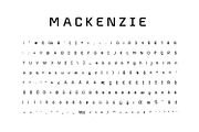 Mackenzie Typeface, a Sans Serif Font by Foxtype (Thumbnail 2 of 5)