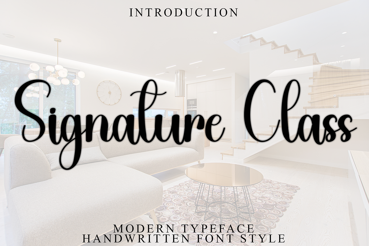 Signature Class, a Handwritten Font by FreshTypeINK (Photo 1 of 7)