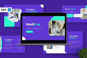 Medicos - Keynote Templates, a Presentation Template by Deepslide Studio