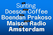 Gandaria Display Typeface, a Sans Serif Font by Haps Space (Thumbnail 3 of 15)