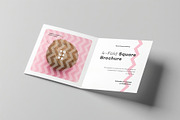 Four Fold Square Brochure Mock-up, an Advertising Mockup by zippypixelstudio (Thumbnail 13 of 13)