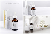 Dropper Bottles Mockup on a white, a Cups & Container Mockup by YuMyart (Thumbnail 2 of 5)