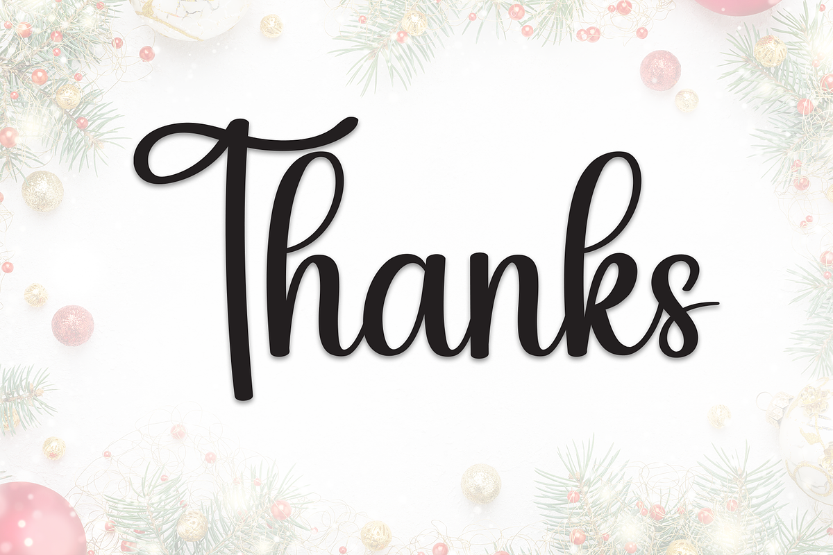 Christmas | Script Font, a Handwritten Font by Scratchones (Photo 9 of 9)