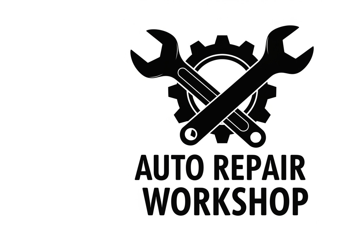 Classic garage workshop sign design, an Illustration by Amazin_art (Photo 7 of 32)