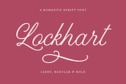 Lockhart- Romantic Script Font, a Script Font by Danielle Eneh (Thumbnail 1 of 11)