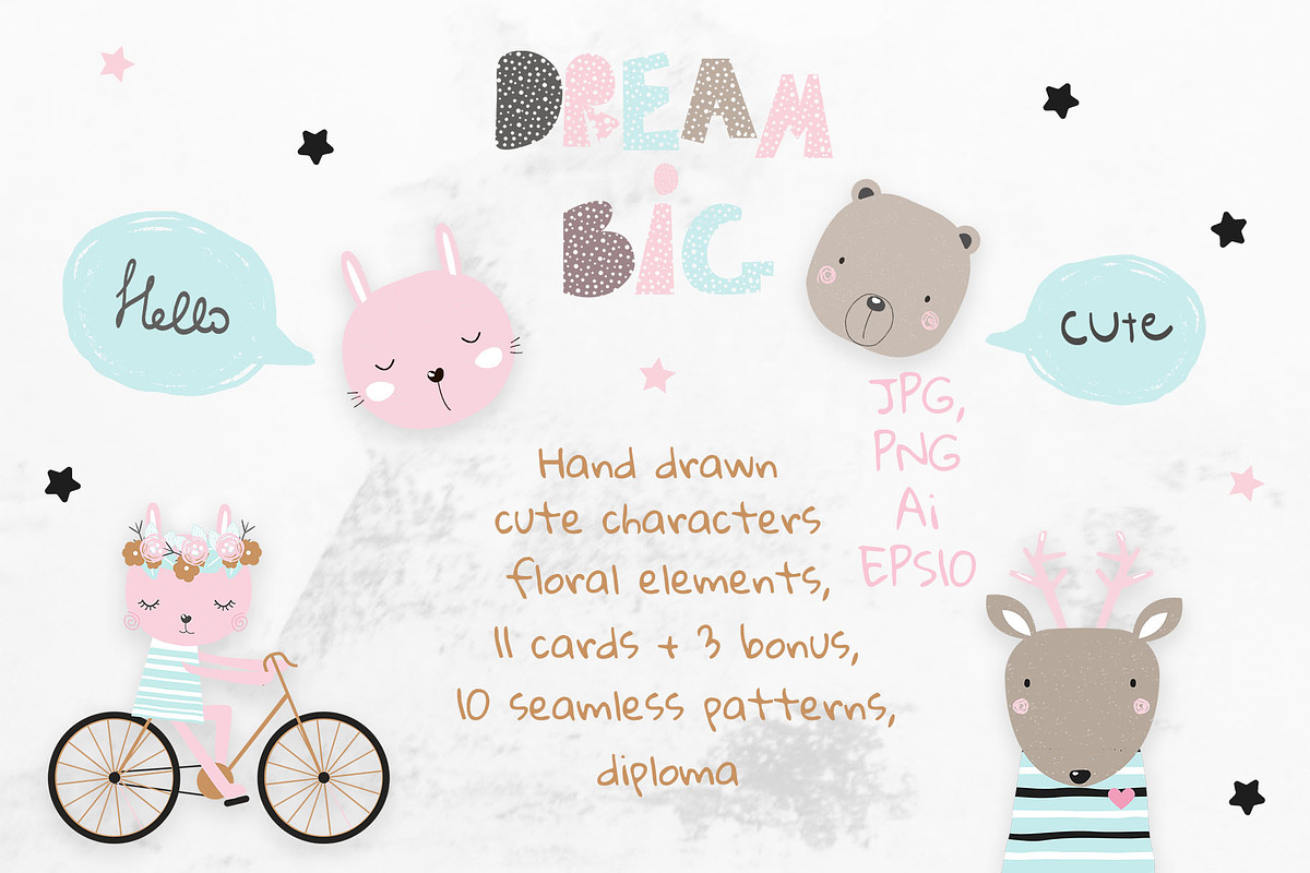 Pastel dreams, an Animal Illustration by Viktoria Siarova (Photo 1 of 7)