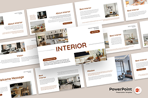 Interior - PowerPoint Template, a Presentation Template by QR Design Studio