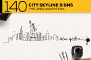 140 - Signature Skylines, an Outline Icon by Kursat Unsal (Thumbnail 1 of 20)