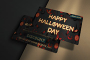 Halloween Business card template, a Business Card Template by FusionadCreates (Thumbnail 1 of 4)