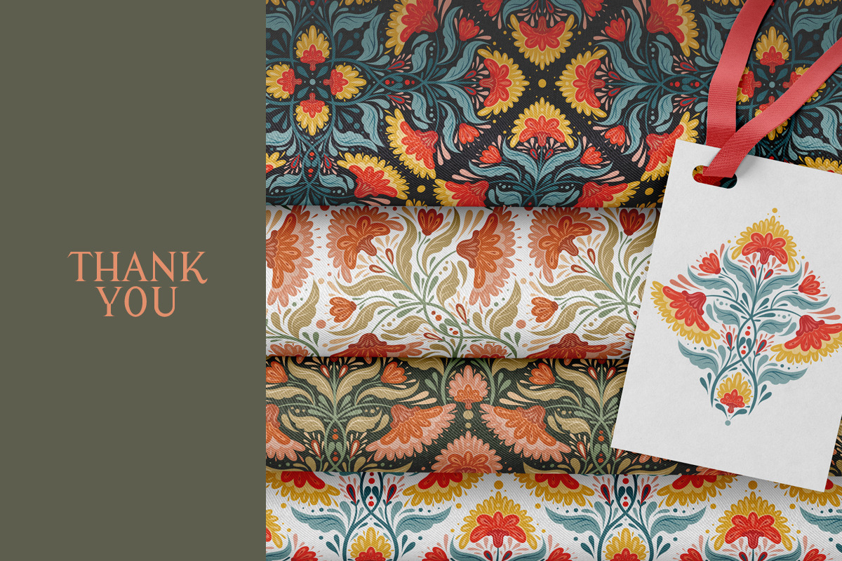 Decorative floral ornament set, a Graphic by Veleri (Photo 8 of 8)