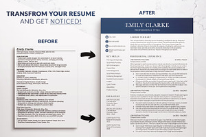 Modern Executive Resume CV Template