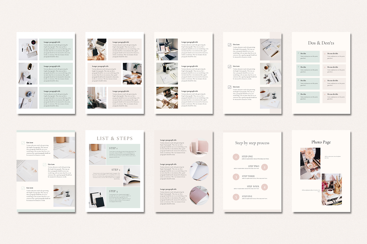 Canva Lead Magnet & E-book Templates, a Marketing Template by Amado Brand Design Studio (Photo 9 of 12)