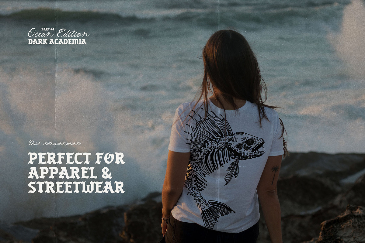 Dark Academia Ocean | Illustration, an Object Illustration by KetteCreate (Photo 2 of 14)