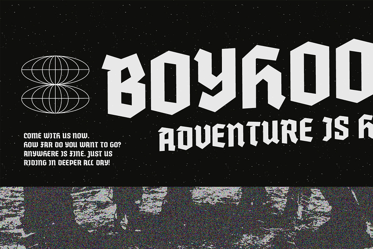Typomod Modern Black Letter, a Blackletter Font by graphicook (Photo 6 of 10)