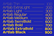 Artlab - Variable Sans Serif, a Sans Serif Font by Marvadesign (Thumbnail 3 of 10)