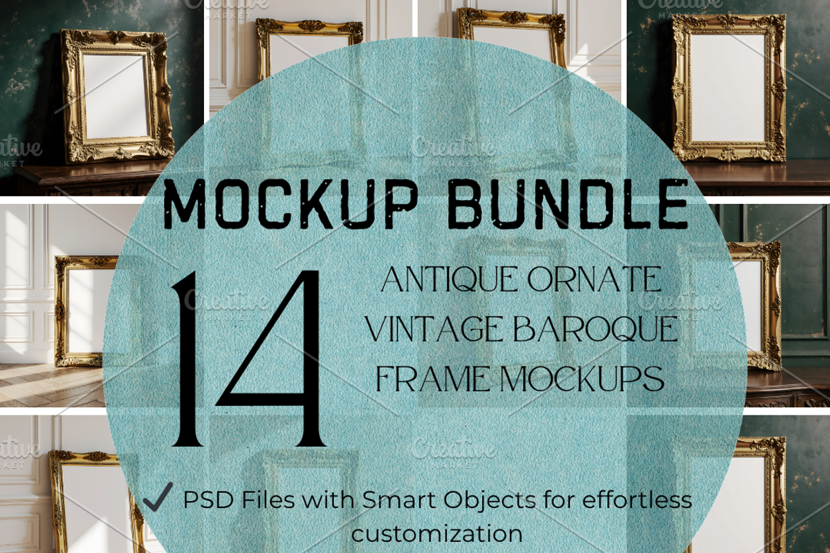 Frame Mockup Bundle, Wall Art Mockup, a Mockup by StormDigitalArt (Photo 2 of 2)
