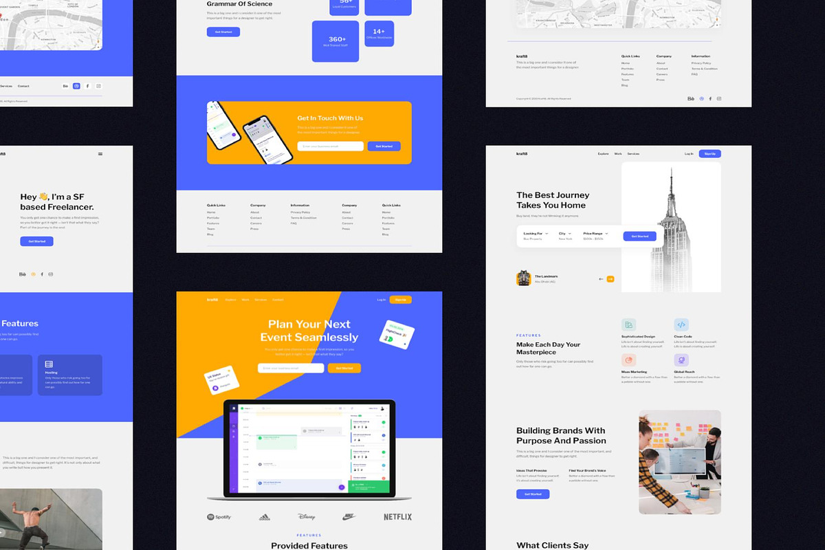 Kraft Web UI Kit, an UI Kit Template by Lumina_ui_ux202 (Photo 10 of 10)