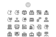 30 Education Icon Sets, an Outline Icon by VINZENCE STUDIO (Thumbnail 4 of 5)