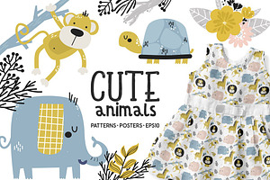 Cute Animals - Graphic Collection