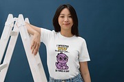 Funny Sarcastic Dino Sublimation, an Animal Illustration by Smillyy Threads (Thumbnail 3 of 5)