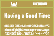 Extraordinary font, a Font by weknow (Thumbnail 2 of 8)