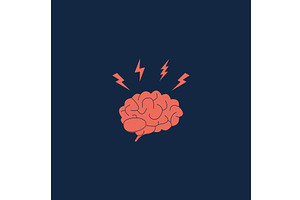 Headache, stress, emotional, an Object Illustration by Vector Creator