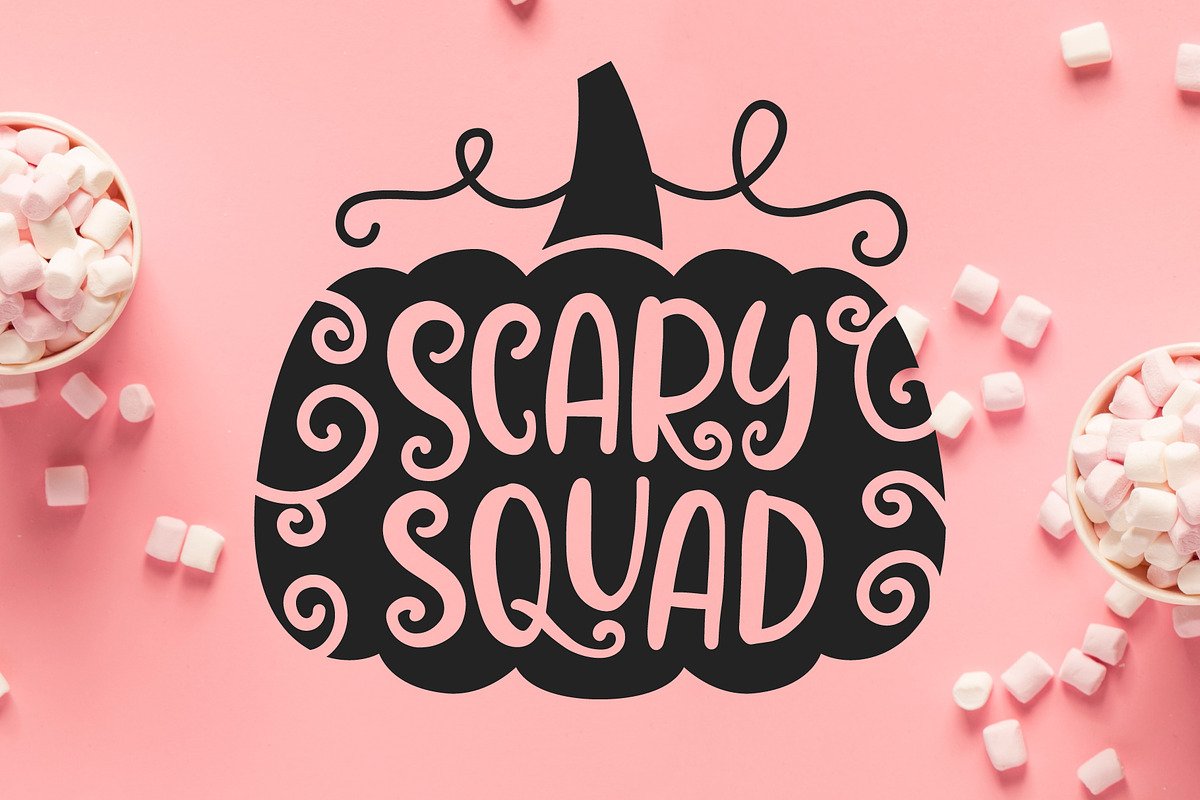 Halloween Lettering, Tags, Pumpkins, an Object Graphic by Katrinelly (Photo 8 of 14)