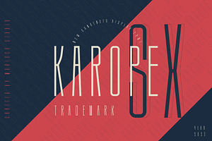 Karope SX - Condensed Font