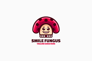 Smile Fungus  Mascot Cartoon Logo, a Branding & Logo Template by Artnivora.Std