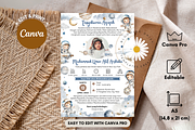 Little Boy Astronaut Space Canva, an Invitation Template by Blooming Daisy (Thumbnail 1 of 4)