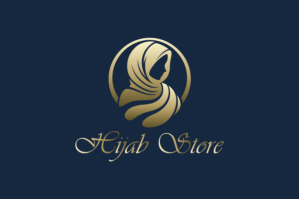 Elegant Hijab Store Logo Headscarves, a Branding & Logo Template by Signatoro (Photo 1 of 2)