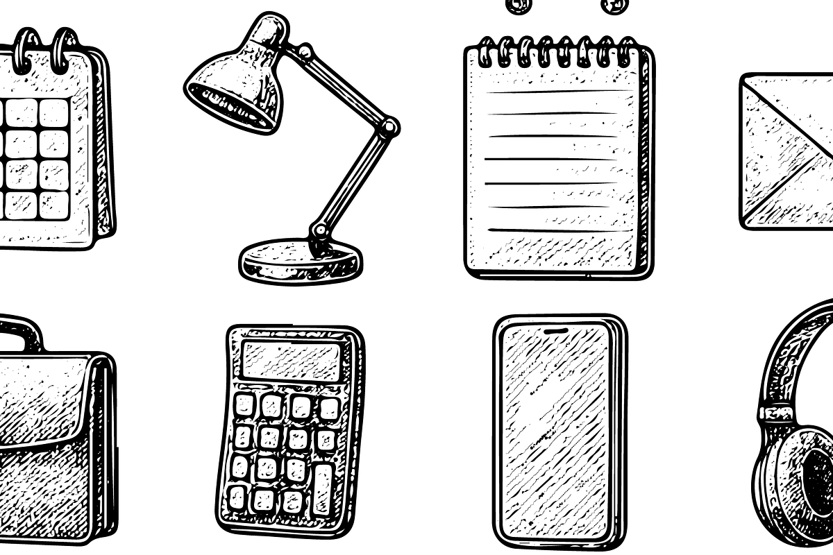 Office Icons Set, an Object Graphic by RT Studio (Photo 2 of 4)