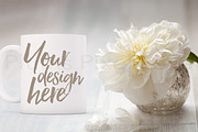 White coffee mug bundle - 8 mockups, a Cups & Container Mockup by Plums Pixel Love (Thumbnail 7 of 9)