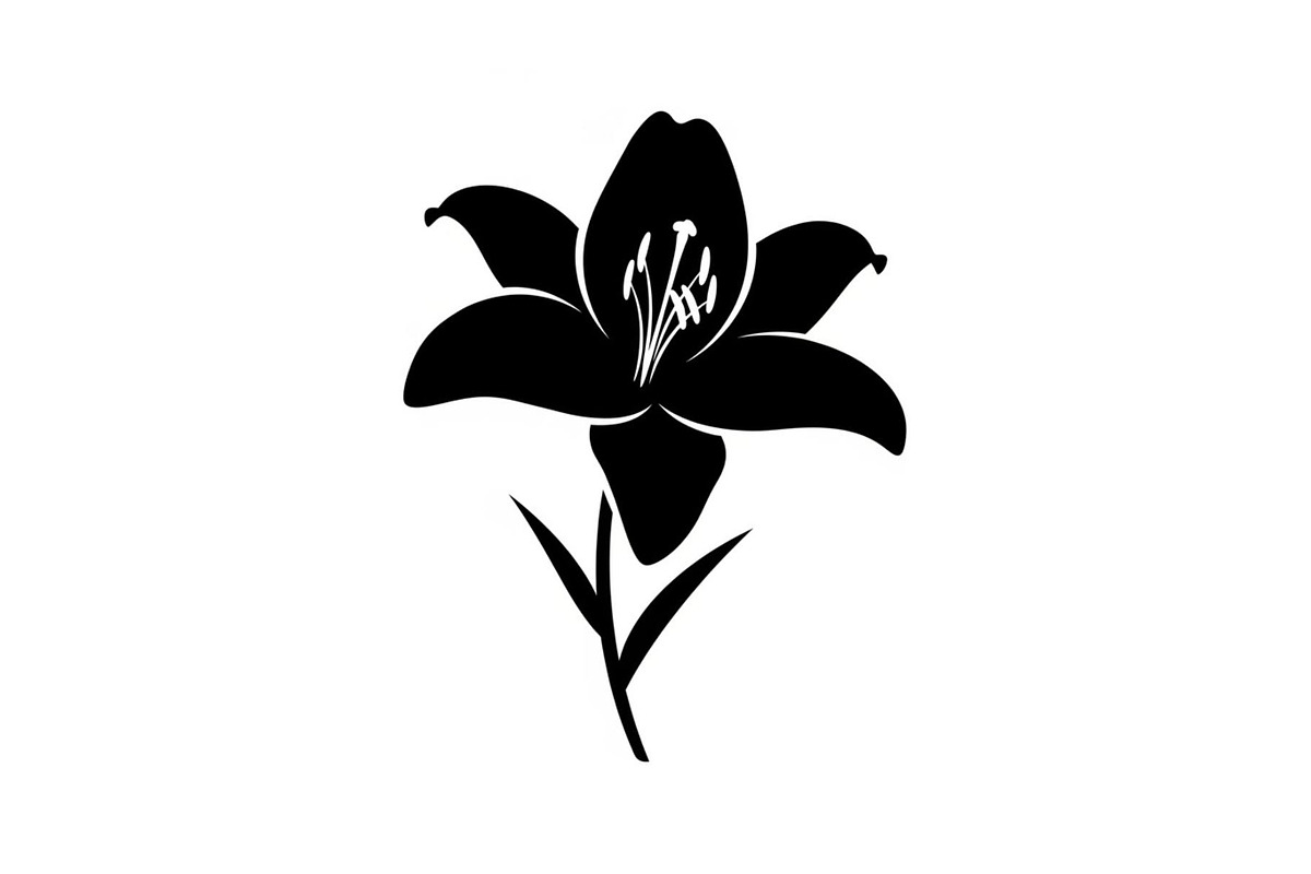 Black Lily Flower Vector Bundle, an Illustration by Designs_River (Photo 23 of 51)