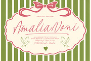 Amalia Noni Handwritten With Doodles, a Handwritten Font by Letterhend Studio (Thumbnail 1 of 9)