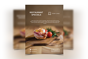 6 Restaurant Flyers, a Flyer Template by Creatricks (Thumbnail 4 of 7)